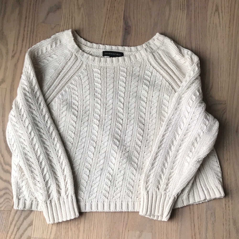 Banana Republic cropped sweater